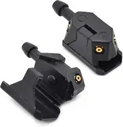 HUVNEXA 2Pcs Universal Car Windscreen Washer Wiper Blade Water Spray Jets Nozzles Mounted onto 8mm 9mm Arm Adjusted 4 Way Upgrade Car Windscreen Washer Nozzle