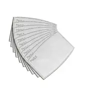 10 Pack | PM2.5 Interchangeable Carbon Filters for Filter Face Masks
