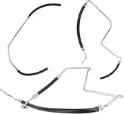 3Pcs Power Steering Hose Kit Fit for Chevy Trailblazer EXT Envoy XL 9-7x 2002-2009 for Isuzu Ascender 2003-2008 for GMC Rainier CXL 2004-2007 Power Steering Pressure Return Line Hose Assembly 15194364