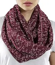 [Etwoa] Mathematic Education Infinity Scarf Circle Loop Tube Scarf