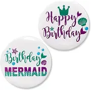 [MGJSRNH] Birthday Button Baby Kids Girls Boy Happy Birthday Badge Pins,Women or Men Birthday Badges Party Decorations Favors Supplies