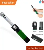 Lightweight 1/4-Inch Click Torque Wrench, 200 in-lb Precision Tool for Mechanics