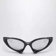 [Balenciaga] Runner Cat black mirrored sunglasses One size Black