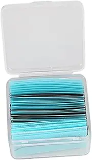 Self Sticky Lash Strips Replacement Lash Glue Reusable Comfortable Portable Self Sticking Soft Black Eyelash Glue for Women Girls Makeup, 40 Pieces