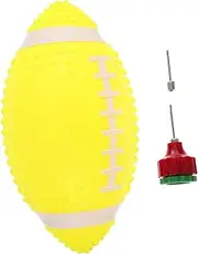 TOYANDONA Water Sponge Balls for Pool Big Inflatable Rugby Balloon Bathtub Inflatables Dog Shark Beach Swim Hover Mini Basketball Beach Ball Yellow