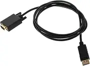 SWOOMEY Displayport to Vga Video Cable Connect Desktop Laptop to Monitor Projector for Clear Display Portable Stable Signal Transmission