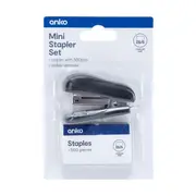Mini Stapler Set - Black