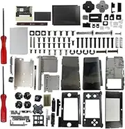 ATIODYUUK Housing Shell for Nintendo 3DS System Replacement Screen Tools Console Black