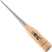 KAKURI Mini Scratch Awl Tool 4" - Tapered Awl for Woodworking, Marking, Scribing, Hole Punching, Sewing, Leather Working, Crafts - Sharp Japanese Stainless Steel Blade - Made in Japan
