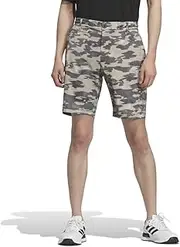 [adidas] Men's Golf Half Pants, Water Repellent, Camouflage Pattern