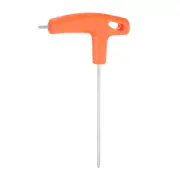 T-Handle Ball End Hex Key Wrench 2.5mm T-Key Inner Hexagon Spanner, Orange
