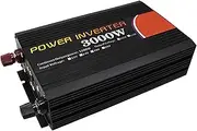Pure Sine Wave Power Inverter Peak 3000W 4000W 5000W AC Converter 12V/24V/48V/60V to 220V 230V 240V LCD Display Sine Wave Voltage Converter AC Sockets Car Adapter /4319 (Color : 48V, Size : 3000W)