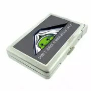 Book Turtle Em1 Cigarette Case with Built in Lighter Metal Wallet