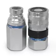 TL94 1-1/4″ NPT Thread 1” Body Flat Face Hydraulic Quick Disconnect Coupler Set