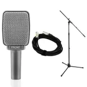 Sennheiser E 609 Silver Microphone Bundle with 20-foot XLR Cable & Stand E609