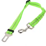 zolyet Noctiluce Elastic Adjustable Pet Vehicle Car Retractable Quick Release Dog Running Leash Shock Absorbing Restraints Safe Leads