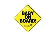 Safety 1st Baby on Board Sign - Yellow