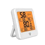 Indoor Thermometer Digital Hygrometer Room Thermometer Humidity Monitor with Bac