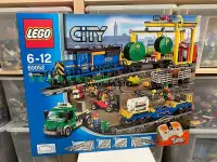 在飛比找露天拍賣優惠-樂高LEGO正品遙控軌道火車60052兒童益智積木玩具城市貨