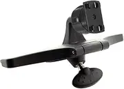 4 Tab Lock Adapter CD Slot GPS Mount for Carplay Screen, 4-Button Lock Compatible with 7-10.26 Inch Portable Monitor Cell Phone Backup Camera Car Auto Stereo GPS (Compatible with 17mm Ball mounting)