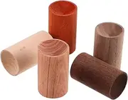 5pcs Aromatherapy Wood Diffuser Cylindrical Design for Car Home Essential Oil Diffuser with Scent Versatile Portable for Anytime Use