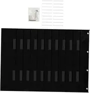 Gogogmee Door Folder Organizer Classroom Stationery Office Document Storage Bag Wall Mount File Pouch for Documents Black