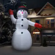 Christmas Inflatable Snowman with LED IP44 600 cm XXL vidaXL
