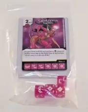 DC Dice Masters War of Light * CAROL FERRIS * RARE Uncommon CUR SET + 4 DICE