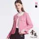 【TOWN’WEAR 棠葳】質感小香金釦短版外套 2色(女上身/女上著/鑽飾/口袋/長袖/婚宴/婚禮/尾牙)