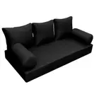 |SLIPCOVER ONLY|S3 Daybed Mattress Bolster Backrest Covers Knife Edge Crib AD109