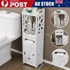 Waterproof Toilet Storage Cabinet Slim Bathroom Storage Shelf for Shampoo Tissue