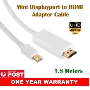 Mini Displayport to HDMI Male Adapter Cable 4K UltraHD For Apple Macbook Air AU