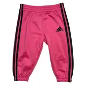 Adidas Bright Pink Three Stripe Pants Baby 6 Month New