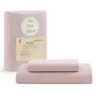 Twin XL Fitted Sheet, 100% Organic Cotton 2-Piece Set (1 Fitted Sheet, 1 Pill...