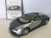 Autoart 1/18 Scale Bugatti EB 16.4 Veyron Supercar 70902 (Grey/Grey) NIB