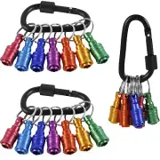 21x Hex Shank Screwdriver Bit Holder Extension Bar Keyring Keychain Driver/❅