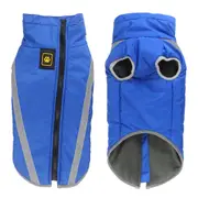 GGP Size 6Xl Blue Reflective Winter Dog Jacket Warm & Waterproof Outdoor Coat For Large Breeds