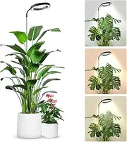 Grow Lights for Indoor Plants Full Spectrum,160 LEDs Plant Lamp,3 Spectrum Modes,Adjustable Height to 160cm,10 Dimmable Levels,Ideal for Small Plant Grow
