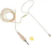 Yardwe Portable Wireless Headset Mic 3.5mm Connection Suitable for Singing Music Recording Small Size