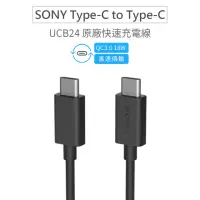 在飛比找momo購物網優惠-【SONY】UCB24 雙Type-C USB-C高速原廠傳