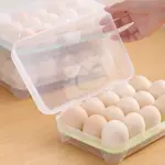 15 GRIDS REFRIGERATOR EGG TRAY STORAGE BOX CONTAINER PORTABL