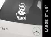 Notorious RBG Ruth Bader Ginsburg Iconic Decal Bumper Sticker