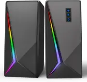 Computer Desktop Speakers with 6 Colorful RGB Lights