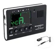 Digital Metronome, Tuner and Tone Generator - 3 in1 Black Metro-Tuner