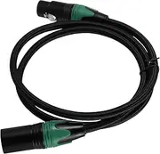 MUELODSIC Heavy Duty XLR Male to Female Microphone Cable Pin Braided Audio Wire for Recording High Fidelity Sound Quality Easy Plug and Play Connectivity Durable Design