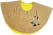 yuksok Parrot Anti Scratch Shoulder Protector Diaper Poops Shawl Anti Bite Bird Diaper for Small Medium Parakeets Cockatiels Parakeet, Yellow