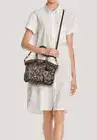 NWT COACH Sequins Sm Sophia Ocelot Leopard Bronze Crossbody Swing Bag Purse NEW