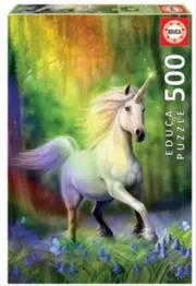 Puzzle 500 elementów. Anne Stokes. Goniąc tęczę
