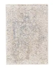 Verlaine Michener Distressed Ornamental Wool Rug