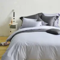 在飛比找momo購物網優惠-【Cozy inn】極致純色-300織精梳棉四件式被套床包組